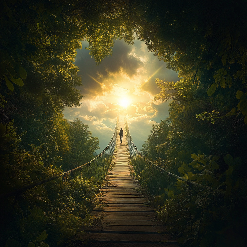 Quelqu'un qui surmonte ses peurs pour améliorer son estime de soi